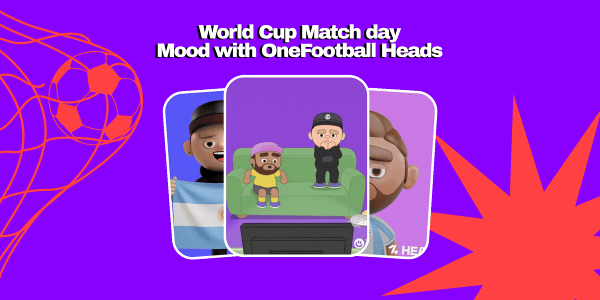 World Cup Match day Mood with OneFootball Heads