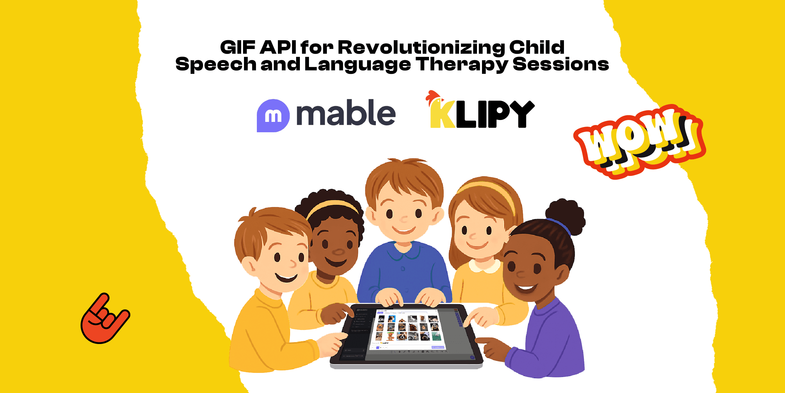 GIF API for Revolutionizing Child Speech and Language Therapy Sessions